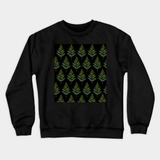 Fern Leaf Repeating Pattern Crewneck Sweatshirt